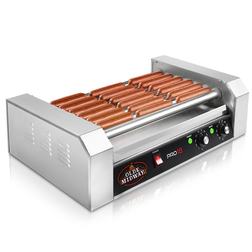 PRO18 Hot Dog Roller Machine, 7 Roller
